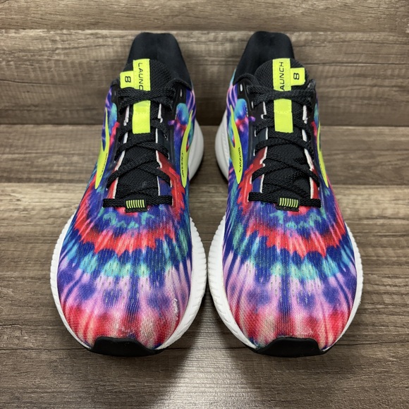 Brooks Launch 8 Red Purple Blue Womens US Size 9 1203451B011 Running Shoes - Picture 3 of 10